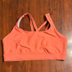 Lululemon Athletica Vibrant Coral Sports Bra